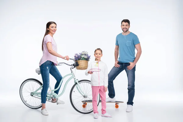 Young sportive family — Stock Photo, Image