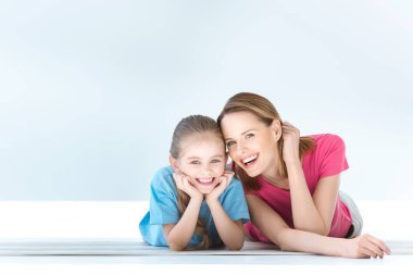güzel anne ve kızı