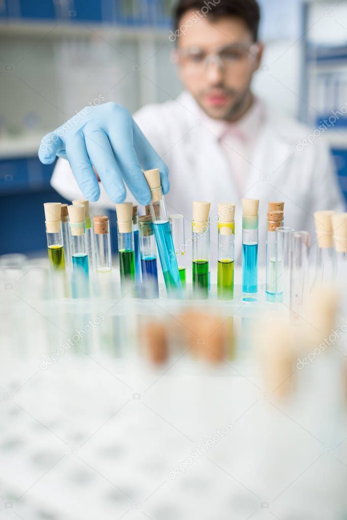 scientist working in lab 
