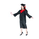 Studentin mit Abschlusszeugnis Studentin mit Abschlusszeugnis