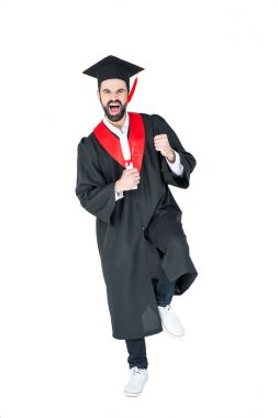 Öğrenci holding diploma 