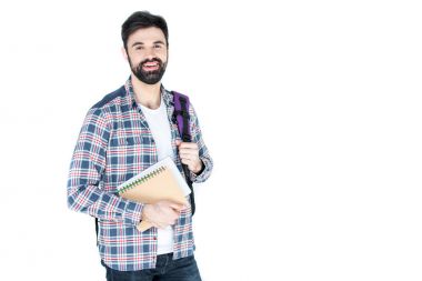 Öğrenci holding copybooks