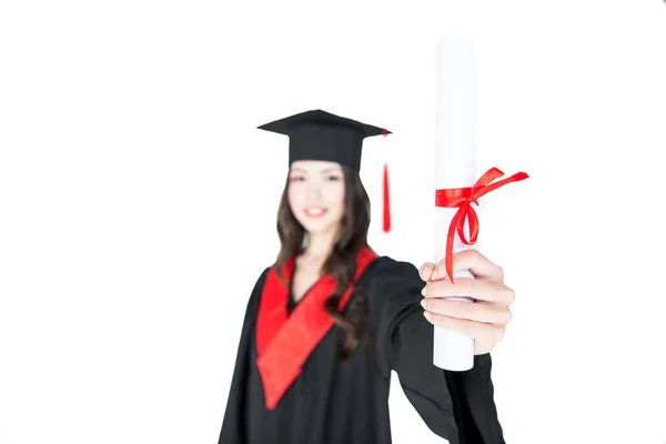 Studente in possesso di diploma — Foto Stock