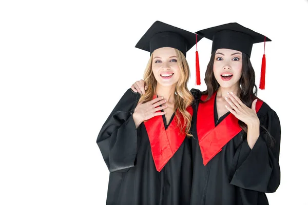 Studenti eccitati attraenti — Foto Stock