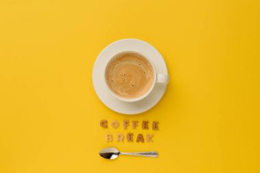 Bir fincan espresso kahve.