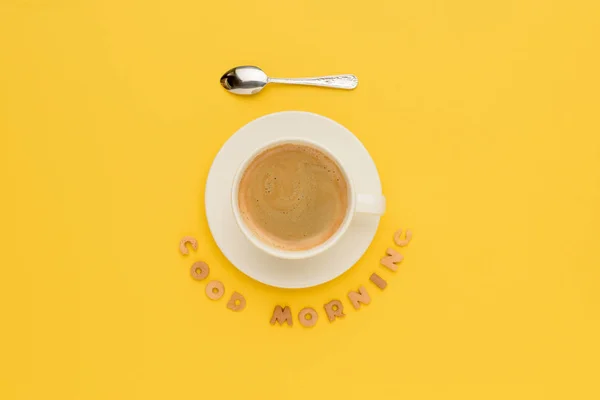 Tazza di caffè fresco — Foto Stock