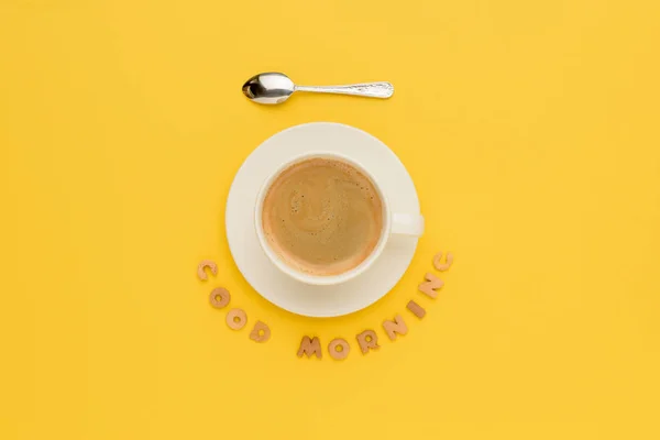 Cup of fresh coffee — Stock Photo, Image