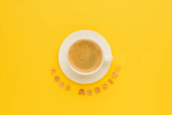 Cup of fresh coffee — Stock Photo, Image