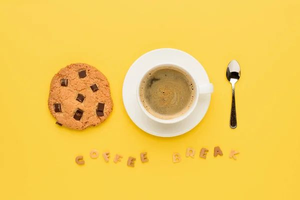 Kopje espresso koffie — Stockfoto