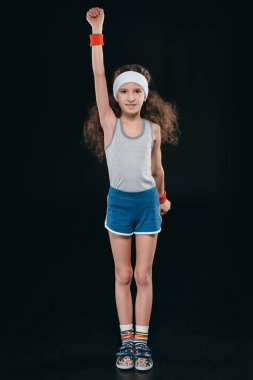 spor giyim kullanmada kız 