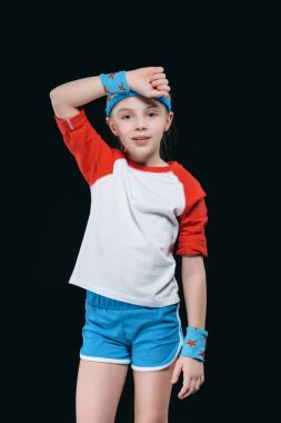 sevimli sportif kız 