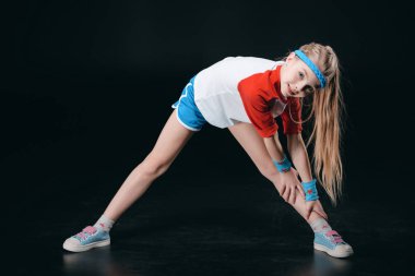 sevimli sportif kız 