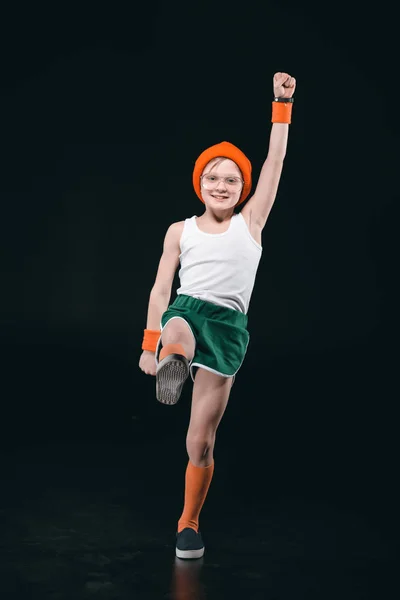 Sporty boy exercising — Stock Photo, Image