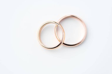 golden wedding rings  clipart