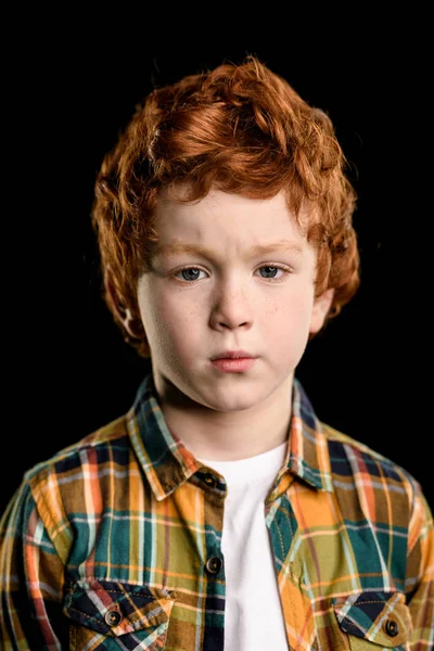 Çok güzel kızıl saçlı çocuk — Stok fotoğraf