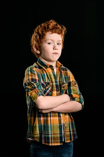 Çok güzel kızıl saçlı çocuk — Stok fotoğraf