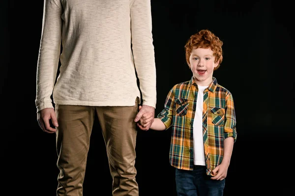 Père avec fille rousse — Photo gratuite