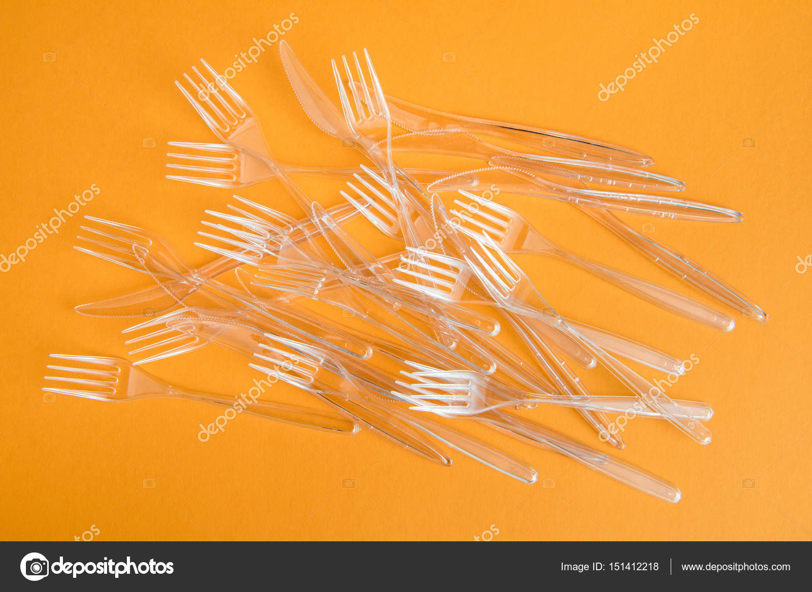 Various plastic cutlery — Stock Photo © IgorTishenko 151412218