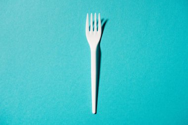disposable plastic fork clipart