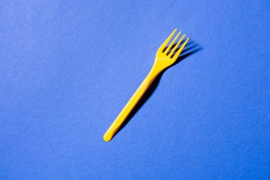 disposable plastic fork clipart