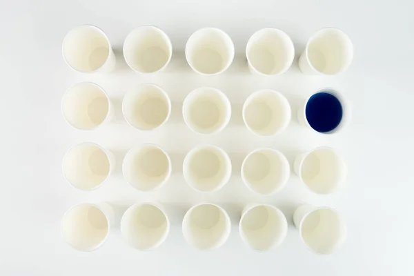 Набір пластикових чашок — стокове фото