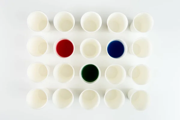 Set of plastic cups — Stock Photo, Image