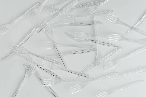 Various plastic cutlery — Stock Photo, Image