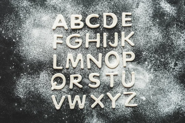 hamur için çerezleri mektup formları