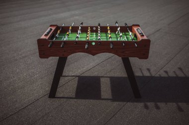 table football outdoors clipart