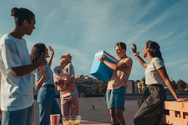 Roof party — Stock Photo, Image