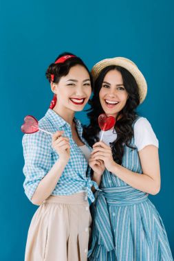 lolipop ile çok kültürlü kadınlar