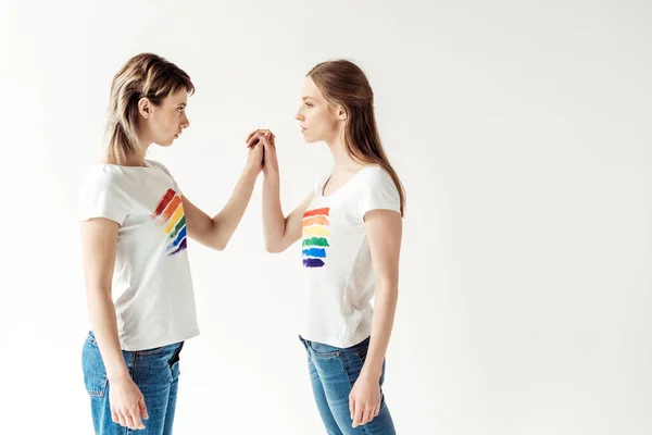 Women standing face to face — Stock Photo, Image