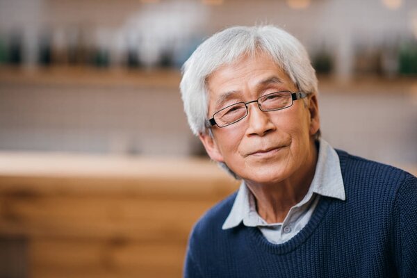 senior asian man