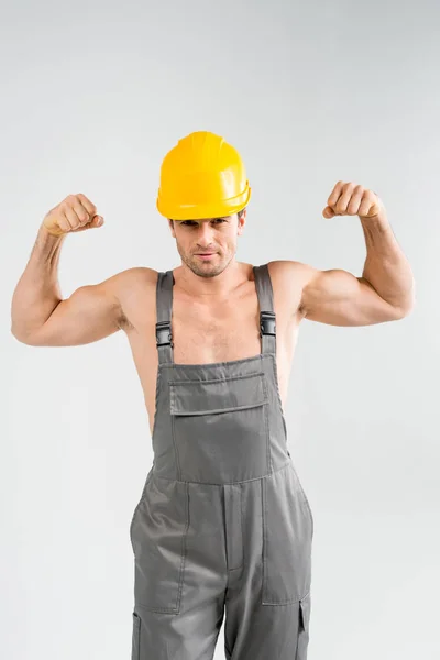 Guapo constructor masculino - foto de stock
