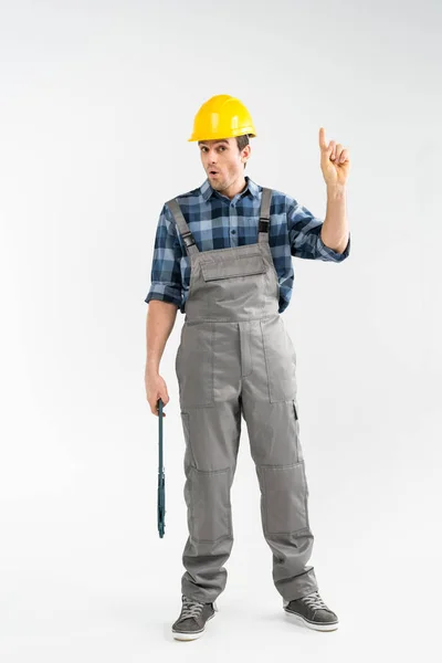 Operaio edile professionista — Foto stock