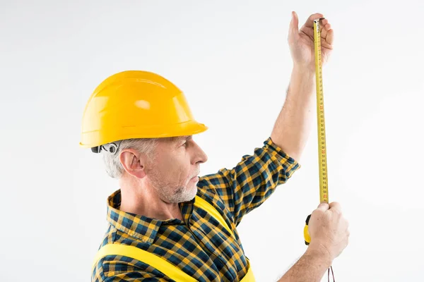 Mature workman in hard hat — Stock Photo