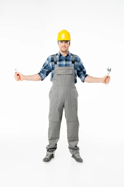 Professionnel Travailleur de la construction — Photo de stock