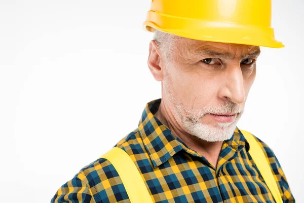 Workman in hard hat — Stock Photo