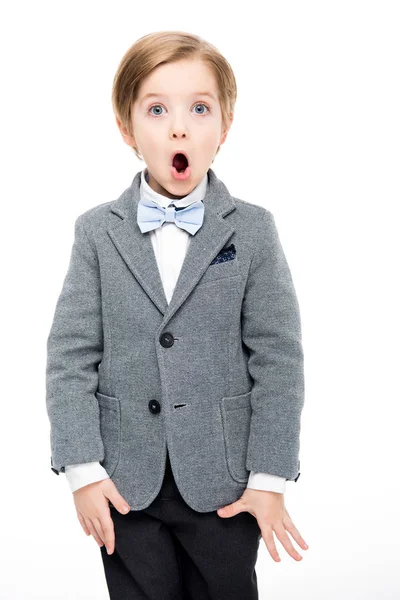 Shocked little boy — Stock Photo
