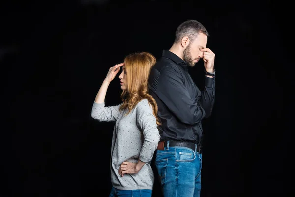Young couple quarreling — Stock Photo