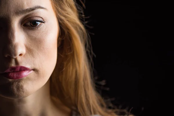 Serious young woman — Stock Photo