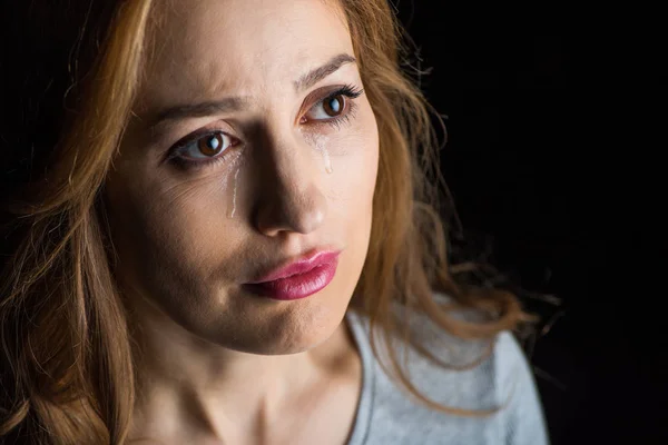 Young woman crying — Stock Photo