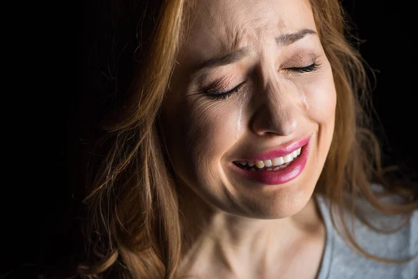 Young woman crying — Stock Photo
