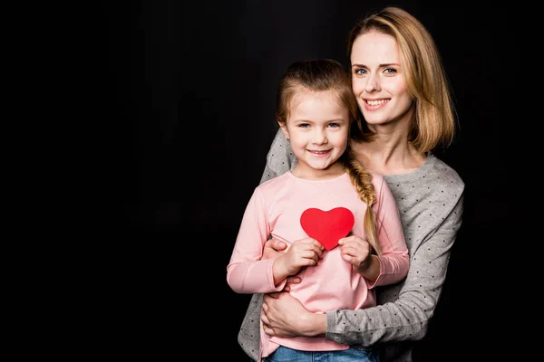 Mãe feliz com filha — Fotografia de Stock