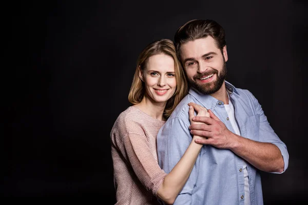 Jeune homme et femme — Photo de stock