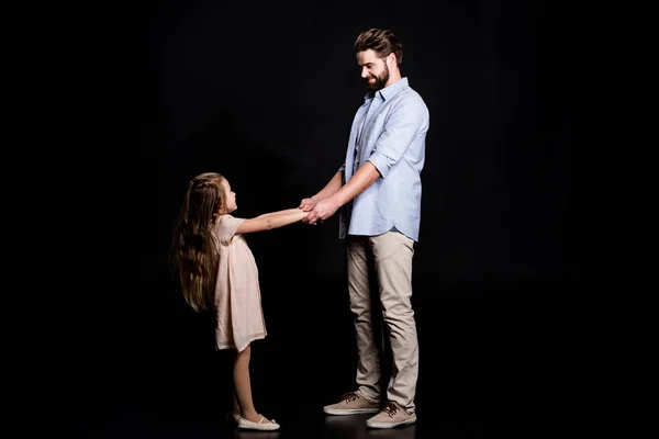 Giovane padre e figlia — Foto stock