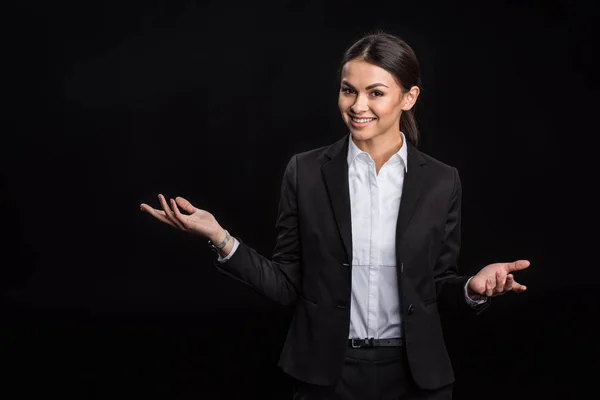 Attractive young businesswoman — Stock Photo