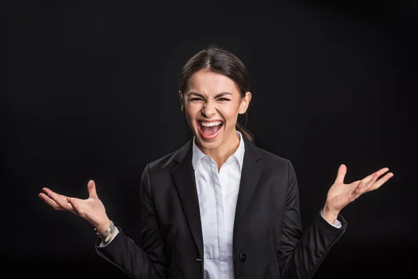 Attraktive junge Geschäftsfrau — Stockfoto