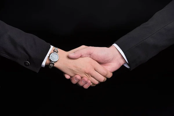 Businesspeople shaking hands — Stock Photo