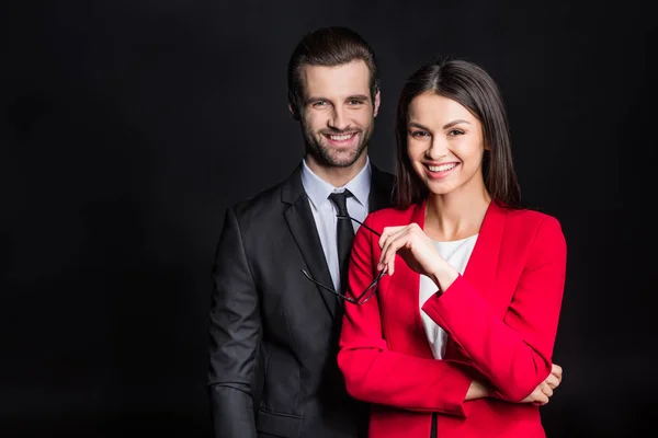 Junge selbstbewusste Geschäftsleute — Stockfoto